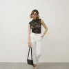 Pantaloni a sigaretta con cintura – 8231