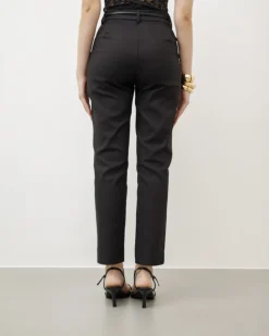 Pantaloni a sigaretta con cintura – 8231