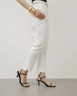 Pantaloni a sigaretta con cintura – 8231
