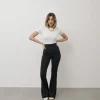 Pantaloni a zampa in lycra – 1171