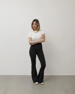 Pantaloni a zampa in lycra – 1171