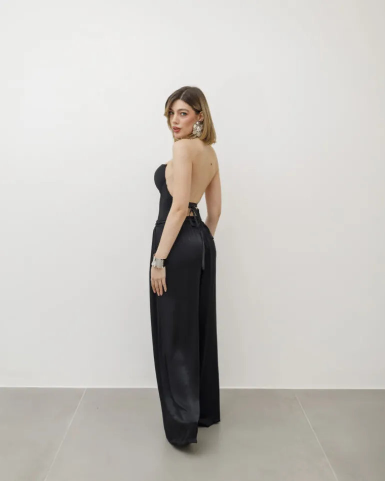 Pantaloni ampi satin – 3513