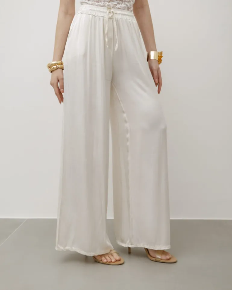 Pantaloni ampi satin – 3513