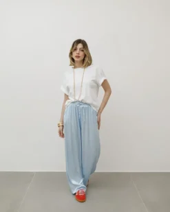Pantaloni ampi satin – 3513