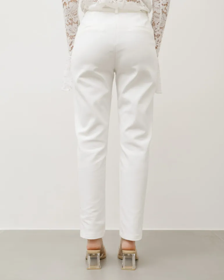 Pantaloni chino con cintura – 2663