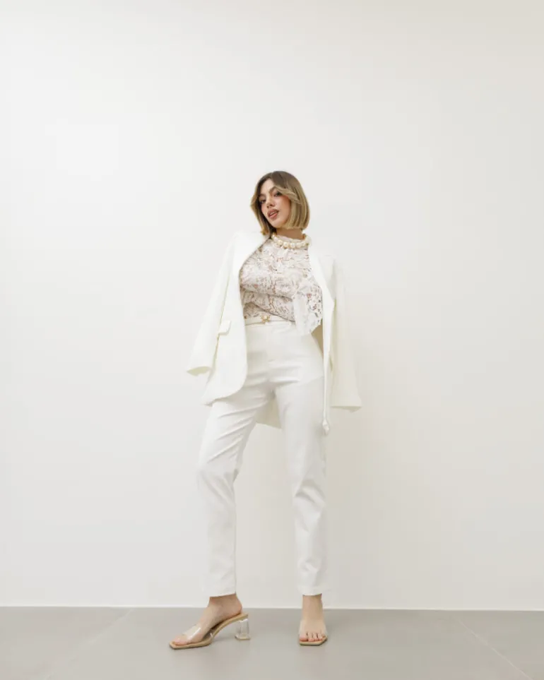 Pantaloni chino con cintura – 2663