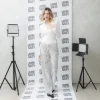 Pantaloni con paillettes e bustino – 7530
