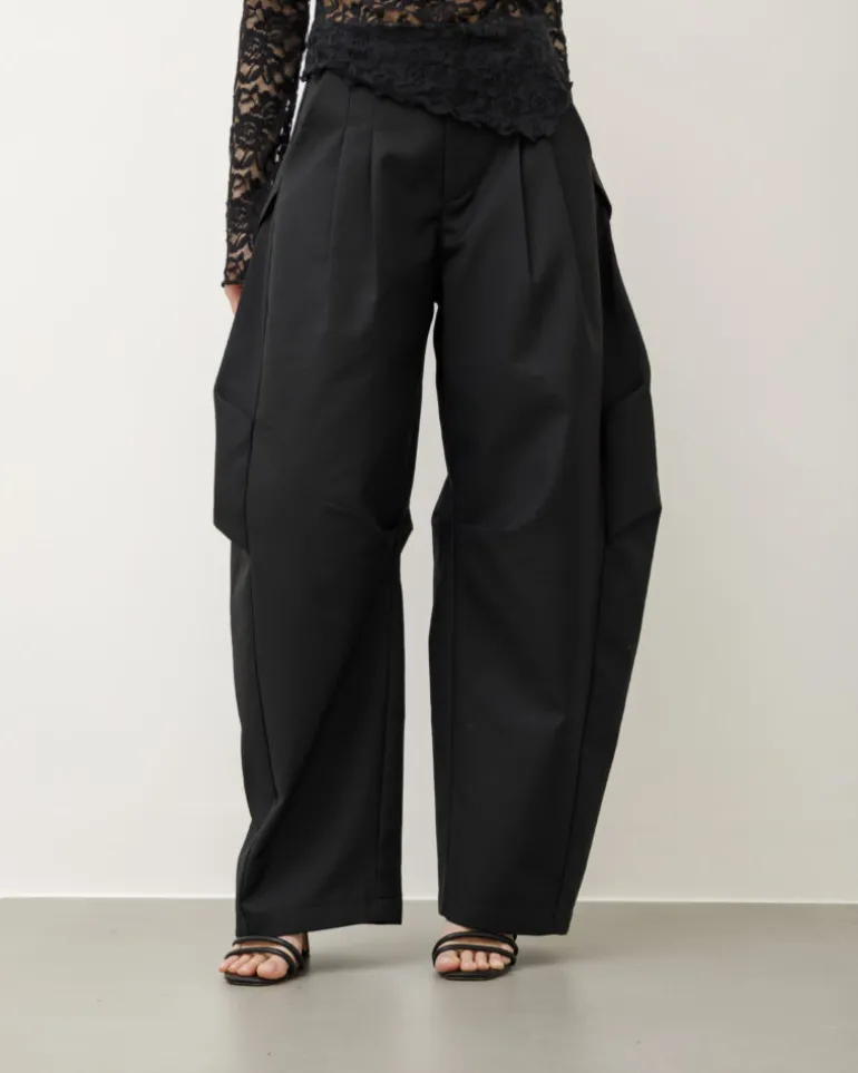 Pantaloni eleganti ballon neri – P6696 SLC