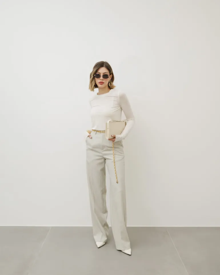Pantaloni eleganti in twill – 8119