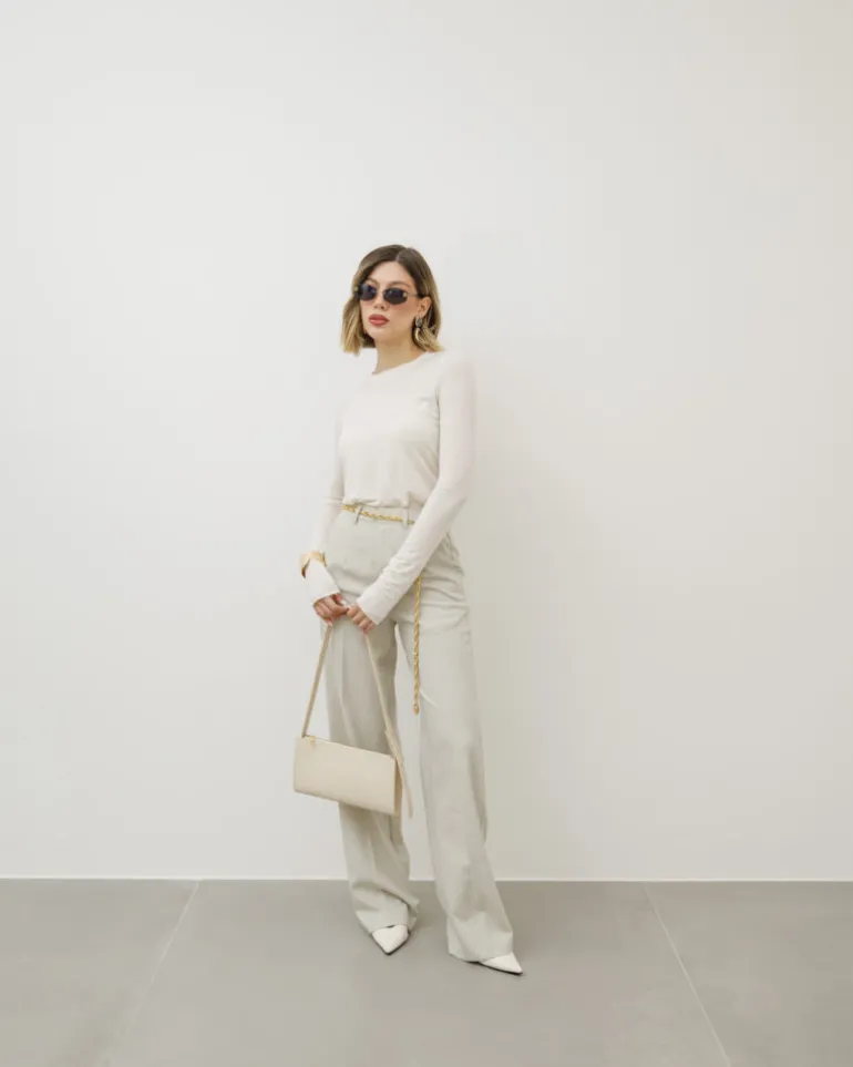 Pantaloni eleganti in twill – 8119
