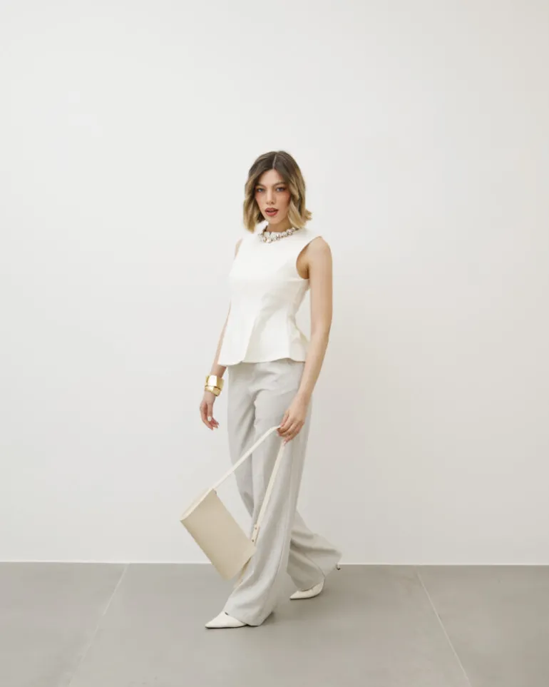 Pantaloni eleganti in twill – 8119