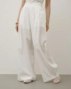 Pantaloni in misto lino – 8099