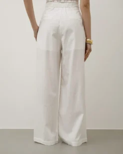 Pantaloni in misto lino – 8099