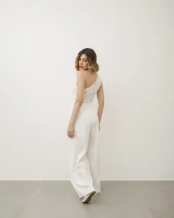 Pantaloni in misto lino – 8099