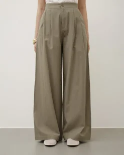 Pantaloni in misto lino – 8099