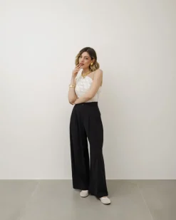 Pantaloni in misto lino – 8099