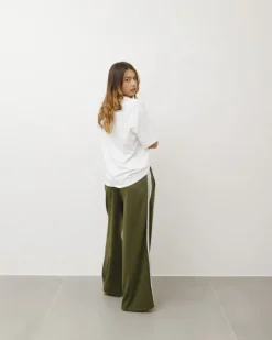 Pantaloni jogger con riga laterale – 6865