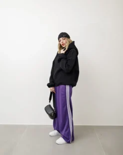 Pantaloni jogger con riga laterale – 6865