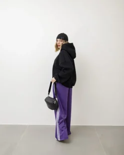 Pantaloni jogger con riga laterale – 6865
