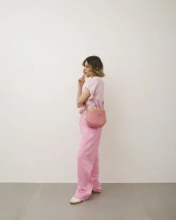 Pantaloni jogger in cotone ROSA – LBA8745