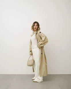 Pantaloni jogger in cotone CREMA – LBA8745