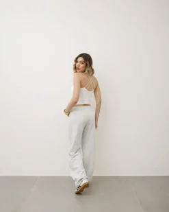 Pantaloni jogger in cotone GRIGIO – LBA8745