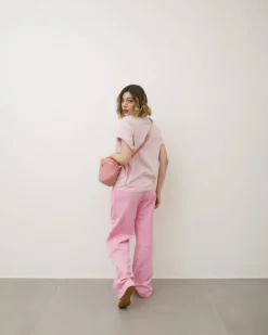 Pantaloni jogger in cotone ROSA – LBA8745