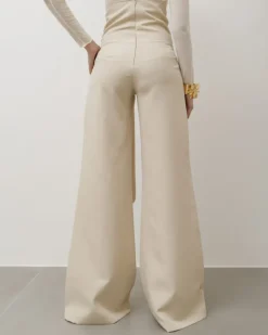 Pantaloni palazzo con fusciacca – 6709 slc