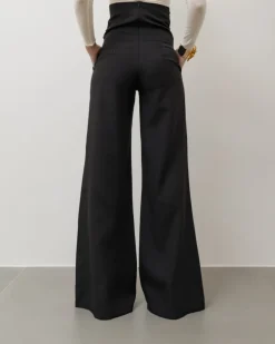 Pantaloni palazzo con fusciacca – 6709 slc