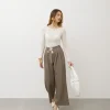 Pantaloni palazzo con laccetto – 8249