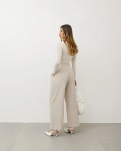 Pantaloni palazzo con laccetto – 8249