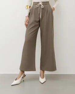 Pantaloni palazzo con laccetto – 8249