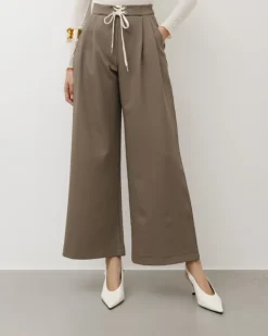 Pantaloni palazzo con laccetto – 8249