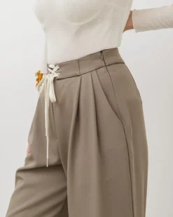 Pantaloni palazzo con laccetto – 8249