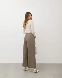 Pantaloni palazzo con laccetto – 8249