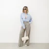 Pantaloni palazzo con piega – VS8110-5