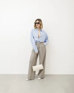 Pantaloni palazzo con piega – VS8110-5