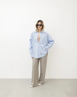 Pantaloni palazzo con piega – VS8110-5