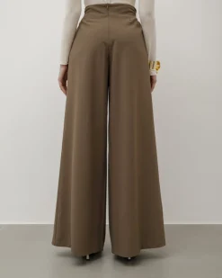Pantaloni palazzo con pinces – 8227