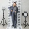 Pantaloni tartan blu – 27151