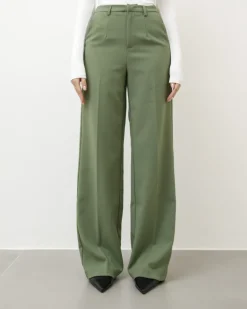 Pantaloni vita alta taglio maschile – 19186 SLC