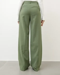 Pantaloni vita alta taglio maschile – 19186 SLC