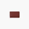 Portafoglio in pelle medio con patta bordeaux – LOVING BAGS