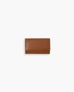 Portafoglio in pelle medio con patta cuoio – LOVING BAGS