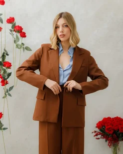 Tailleur sartoriale MARRONE- 6384