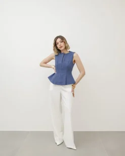 Top con baschina DENIM – G2591 slc