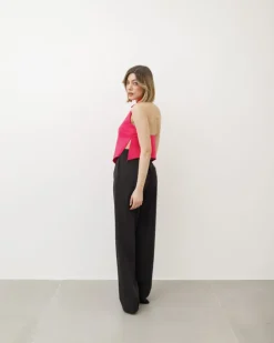 Top con scollo e fiore – FK36