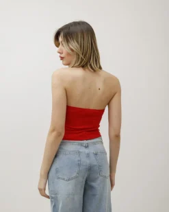 Top in costina con bottoni – VD1181 slc
