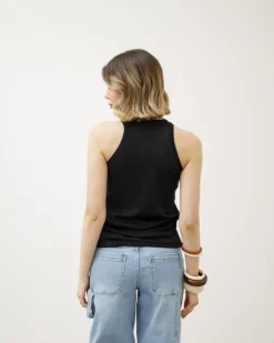 Top in maglia con aperture – 8037