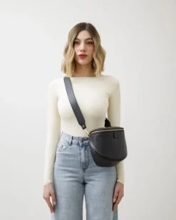 Tracolla in pelle BORDEAUX – LOVING BAGS